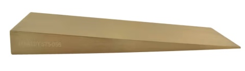 Klin nieiskrzący 180x50x19mm - brąz aluminiowy KEN5750560K Kennedy