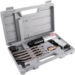 Młotek pneumatyczny długi - zestaw z dłutami 90mm SM-0304PSR; KBE2703416W Kobe