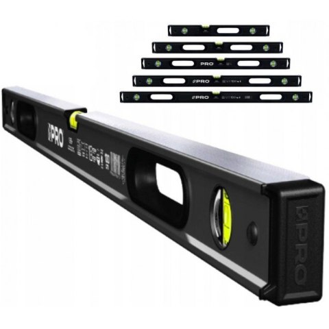 POZIOMICA MALOWANA CZARNA FREZ Z UCHWYTEM HD SERIA 900 180CM PRO