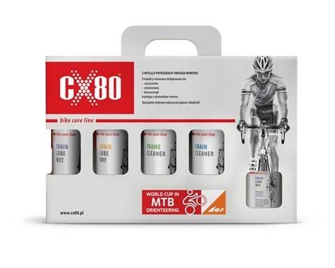 ZESTAW DO KONSERWACJI I CZYSZCZENIA ROWERÓW BIKE CARE LINE CX-80