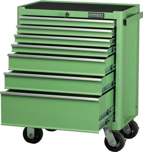 Wózek narzędziowy 7-szufladowy zielony KEN-594-5590K