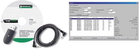 Kabel USB i oprogramowanie do PC do kluczy 730D 96583627 Stahlwille Kabel USB i oprogramowanie do PC do kluczy 730D 96583627 Stahlwille