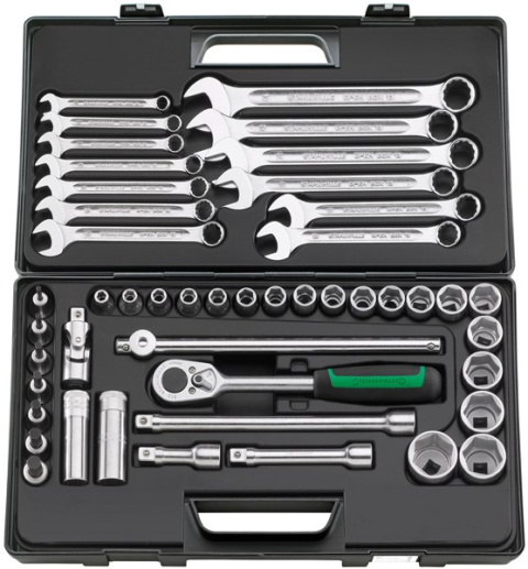 Zestaw narzędzi 1/2" 47 el. w walizce ABS 96031101 Zestaw narzędzi 1/2" 47 el. w walizce ABS 96031101