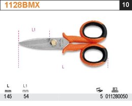 Nożyczki dla elektryków, ostrza proste 145mm 1128BMX BETA