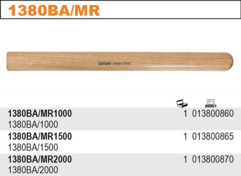 TRZONEK DO MŁOTKA 1380BA/2000 TRZONEK DO MŁOTKA 1380BA/2000