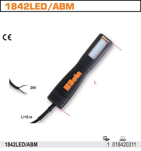 Lampa inspekcyjna LED 12-24V 1842LED/ABM Beta Lampa inspekcyjna LED 12-24V 1842LED/ABM Beta
