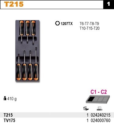 KPL.WKRĘTAKÓW 1207TX 7SZT.WE WKŁ.Z TWORZ KPL.WKRĘTAKÓW 1207TX 7SZT.WE WKŁ.Z TWORZ