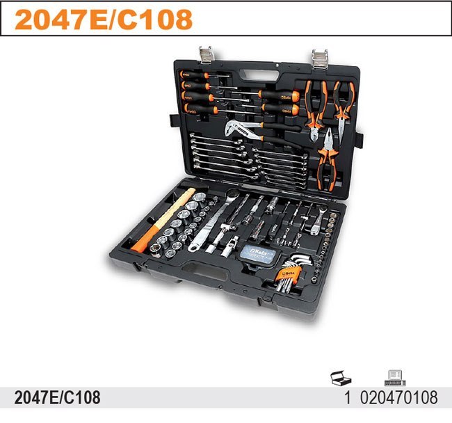 Zestaw 108 narzędzi w walizce 2047E/C108 Beta