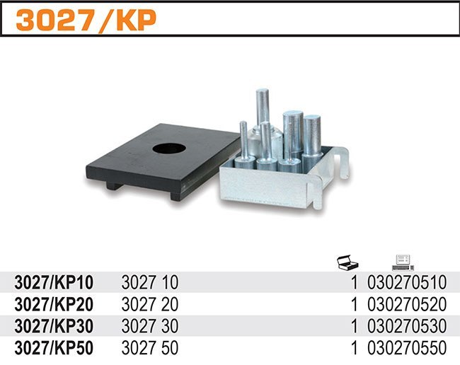 ZESTAW STEMPLI I PŁYTY DO 3027/50 ZESTAW STEMPLI I PŁYTY DO 3027/50