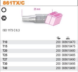 KOŃCÓWKA WKRĘTAKOWA PROFIL TORX T30