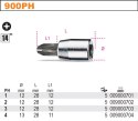 KOŃCÓWKA KRZYŻOWA PH3 - NASADKA 1/4"