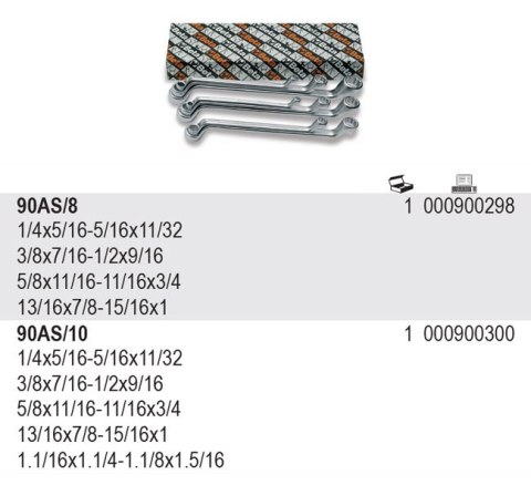 KPL.KLUCZY OCZKOWYCH 1/4-1" 8SZT KPL.KLUCZY OCZKOWYCH 1/4-1" 8SZT