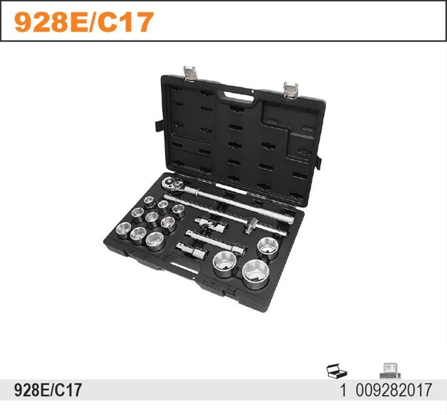 Zestaw nasadek 3/4" z akcesoriami w pudełku 928E/C17 Beta Zestaw nasadek 3/4" z akcesoriami w pudełku 928E/C17 Beta