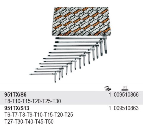 KPL.KL.TRZPIENIOWYCH TYP T PR.TORX 6SZT KPL.KL.TRZPIENIOWYCH TYP T PR.TORX 6SZT