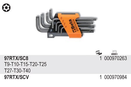 KPL.KLUCZY TRZPIE.TAMPER RESIT. TORX 8S KPL.KLUCZY TRZPIE.TAMPER RESIT. TORX 8S