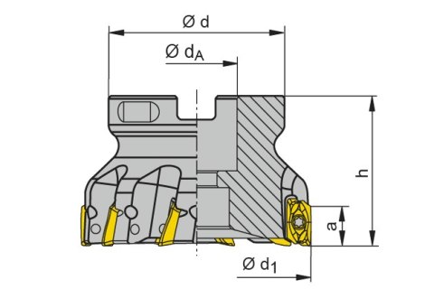 Korpus A211.40.R.04-11 Ceratizit Korpus A211.40.R.04-11 Ceratizit