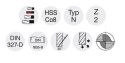 Frez palcowy do rowków wpustowych DIN 327-D HSSE 20,00 mm Forum
