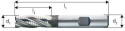 Frez zgrubno-wykańczający krótki DIN 844 HSSE NF 11,00 mm Forum