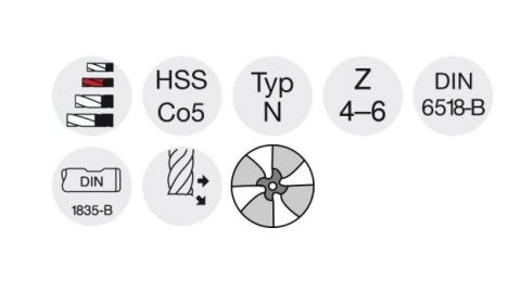 Frez ćwierćokrągły (frez wklęsły) DIN 6518-B HSSE 2,5mm Forum Frez ćwierćokrągły (frez wklęsły) DIN 6518-B HSSE 2,5mm Forum