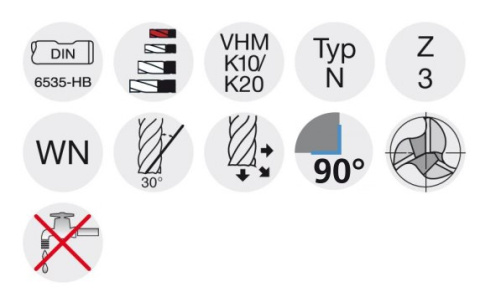 Frez mini pełnowęglikowy WN VHM TiALN, bardzo krótki 2,00mm Forum Frez mini pełnowęglikowy WN VHM TiALN, bardzo krótki 2,00mm Forum