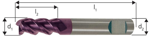 Frez trzpieniowy pełnowęglikowy do obróbki INOX, długi WN L VHM TiALN HB 50G Z3 8,0mm Forum Frez trzpieniowy pełnowęglikowy do obróbki INOX, długi WN L VHM TiALN HB 50G Z3 8,0mm Forum
