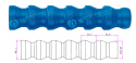 Przewód / Wąż do chłodziwa 3/4" - 2 x 14,5 cm, system 3/4", 86061 JETON