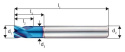 Frez torusowy, pełnowęglikowy VHM, do obróbki szybkościowej HSC HA D12mm Z4 20,0mm Forum