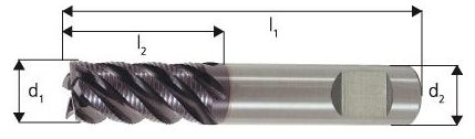 Frez zgrubny, pełnowęglikowy, długi VHM do obróbki INOX HR 16,0mm Forum Frez zgrubny, pełnowęglikowy, długi VHM do obróbki INOX HR 16,0mm Forum
