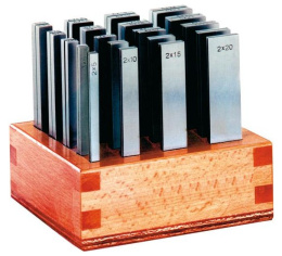 Podkładki równoległe w drewnianym stojaku, zestaw - L 100 mm wew. 42 17222 015 Forum