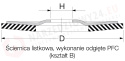 Ściernica odgięta listkowa POLIFAN 125x22,23; 10 szt., POLIFAN PFC 125 A 60 PSF STEELOX; Linia uniwersalna PSF; 67746125 PFERD