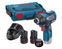 KLUCZ UDAROWY AKUMULATOROWY 1/4'' GDR 12V-110 2x3,0AH L-BOX 06019E0005 BOSCH KLUCZ UDAROWY AKUMULATOROWY 1/4'' GDR 12V-110 2x3,0AH L-BOX 06019E0005 BOSCH