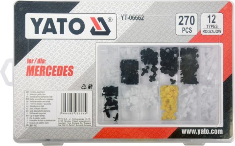 KOMPLET SPINEK SAMOCHODOWYCH SPINKI MERCEDES 270SZT. YT-06662 YATO KOMPLET SPINEK SAMOCHODOWYCH SPINKI MERCEDES 270SZT. YT-06662 YATO