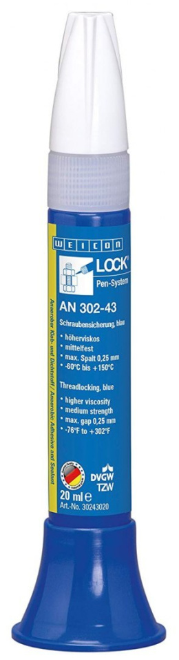 Klej/uszczelniacz WEICONLOCK niebieski 20ml Pen-System AN 302-43 30243020 WEICON