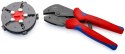 Szczypce do zagniatania z magazynkiem i 5 matrycami MultiCrimp 97 33 02 KNIPEX Szczypce do zagniatania z magazynkiem i 5 matrycami MultiCrimp 97 33 02 KNIPEX
