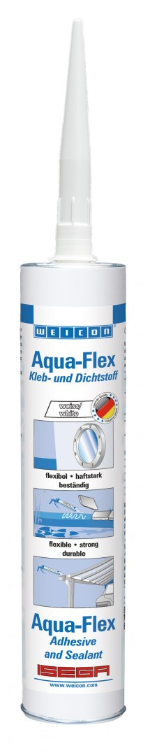 Środek klejący i uszczelniający Aqua-Flex biały 310ml 13700310 WEICON