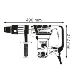 MŁOT UDAROWY OBROTOWY SDS-MAX GBH 5-40 D 1100W 8,5J 0611269001 BOSCH