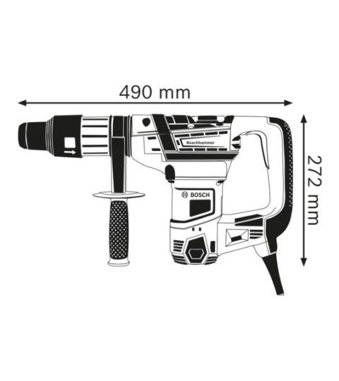 MŁOT UDAROWY OBROTOWY SDS-MAX GBH 5-40 D 1100W 8,5J 0611269001 BOSCH MŁOT UDAROWY OBROTOWY SDS-MAX GBH 5-40 D 1100W 8,5J 0611269001 BOSCH