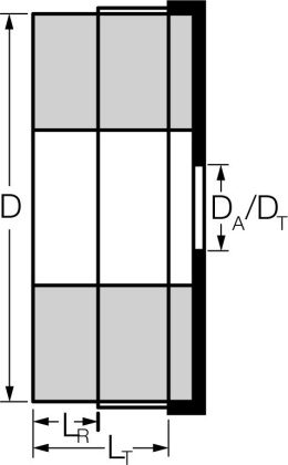 Szczotka talerzowa kompozytowa niepleciona z pierścieniem wsporczym DBUR 75/M14 SiC 1,10; 1 szt.; 43400004 PFERD