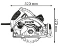 PILARKA TARCZOWA GKS 65 1600W 0601667001 BOSCH PILARKA TARCZOWA GKS 65 1600W 0601667001 BOSCH