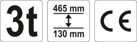 PODNOŚNIK HYDRAULICZNY ŻABA 3T YT-17211 YATO PODNOŚNIK HYDRAULICZNY ŻABA 3T YT-17211 YATO