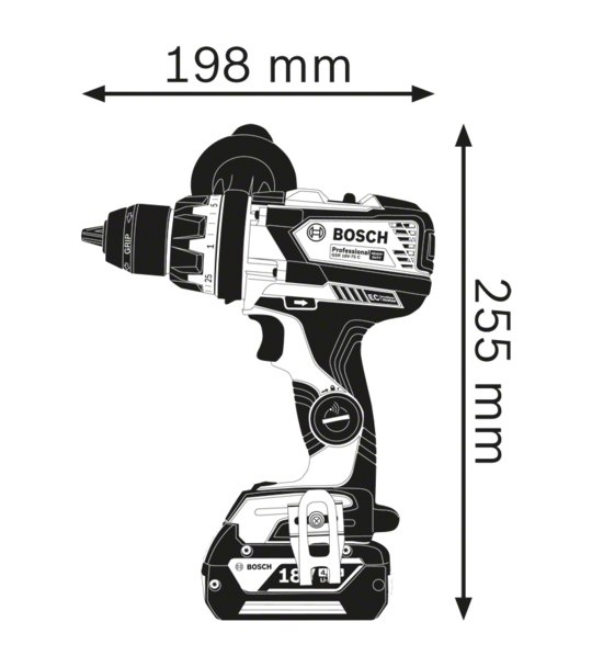 WIERTARKO-WKRĘTARKA AKUMULATOROWA GSR 18V-85 C 2x5.0AH 06019G0100 BOSCH WIERTARKO-WKRĘTARKA AKUMULATOROWA GSR 18V-85 C 2x5.0AH 06019G0100 BOSCH
