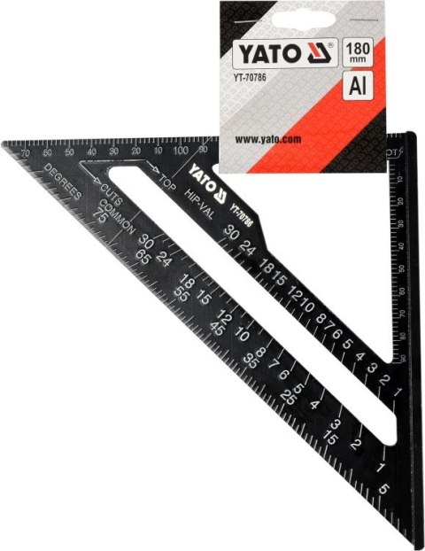 KĄTOWNIK CIESIELSKI 180MM YT-70786 YATO KĄTOWNIK CIESIELSKI 180MM YT-70786 YATO