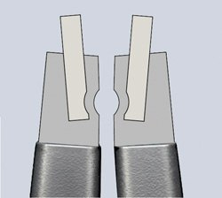 Precyzyjne szczypce do pierścieni osadczych wewnętrznych Seger'a, proste 48 11 J2 KNIPEX