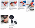 Szczypce do zagniatania z magazynkiem i 5 matrycami MultiCrimp 97 33 02 KNIPEX Szczypce do zagniatania z magazynkiem i 5 matrycami MultiCrimp 97 33 02 KNIPEX