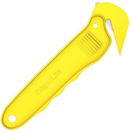 Nóż Dispo Lite - Żółty - wbudowane ostrze do cięcia taśm (zestaw 25 sztuk) 571224YP COBA