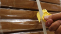 Nóż Dispo Lite - Żółty - wbudowane ostrze do cięcia taśm (zestaw 25 sztuk) 571224YP COBA