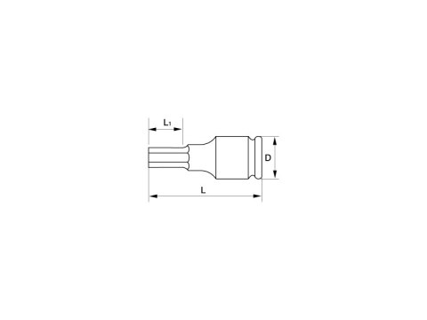 Nasadka z końcówką sześciokątną 3/4" 22 mm 7993T0220 BAHCO Nasadka z końcówką sześciokątną 3/4" 22 mm 7993T0220 BAHCO
