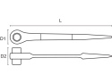 Klucz do rusztowań 13-17 mm SC2RM-13-17 BAHCO