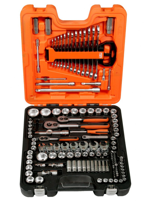 Zestaw nasadek 1/4", 3/8" i 1/2" 138 elementów S138 BAHCO Zestaw nasadek 1/4", 3/8" i 1/2" 138 elementów S138 BAHCO