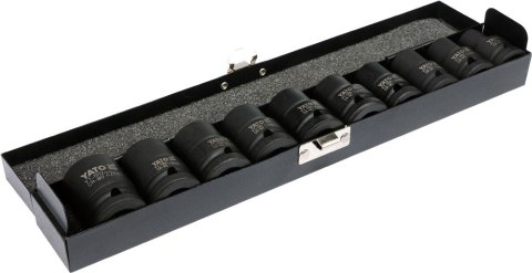 ZESTAW NASADEK UDAROWYCH KRÓTKICH 1/2'' 10 SZTUK YT-1025 YATO ZESTAW NASADEK UDAROWYCH KRÓTKICH 1/2'' 10 SZTUK YT-1025 YATO